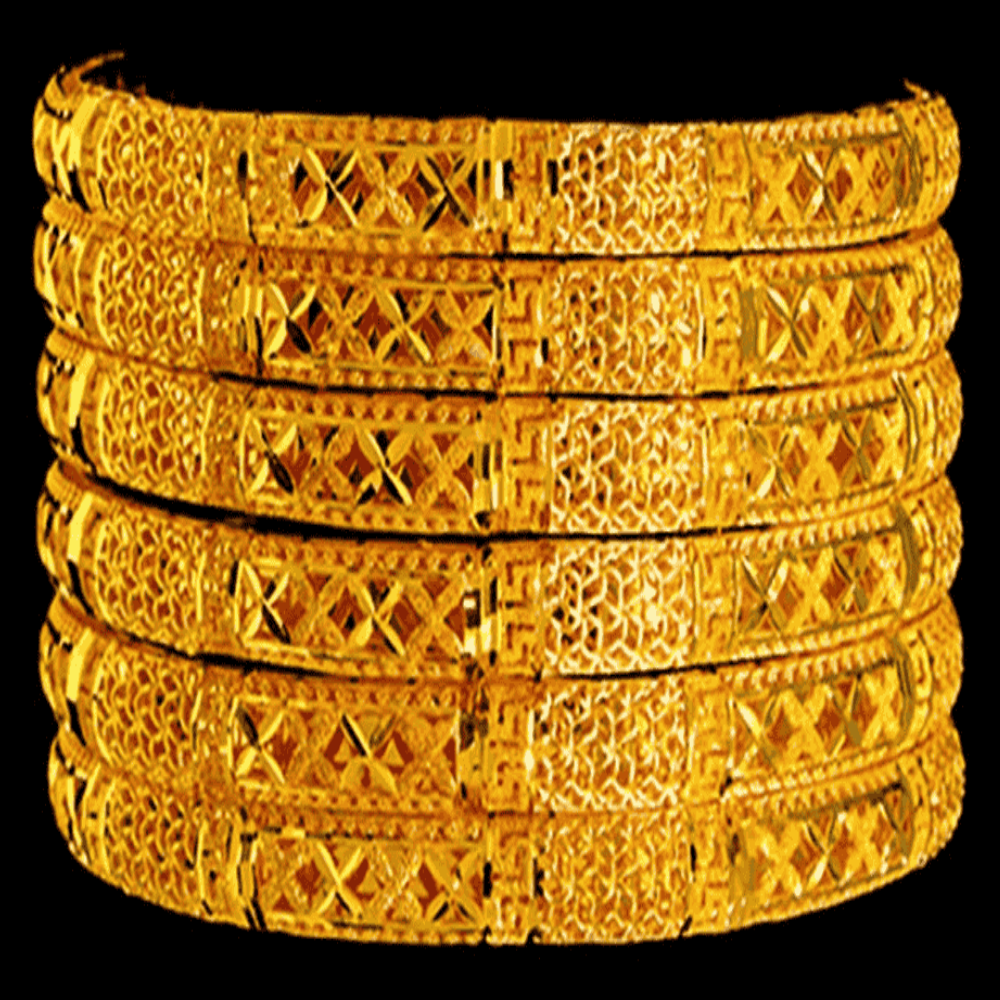 21K Gold Bangle Sets (L)